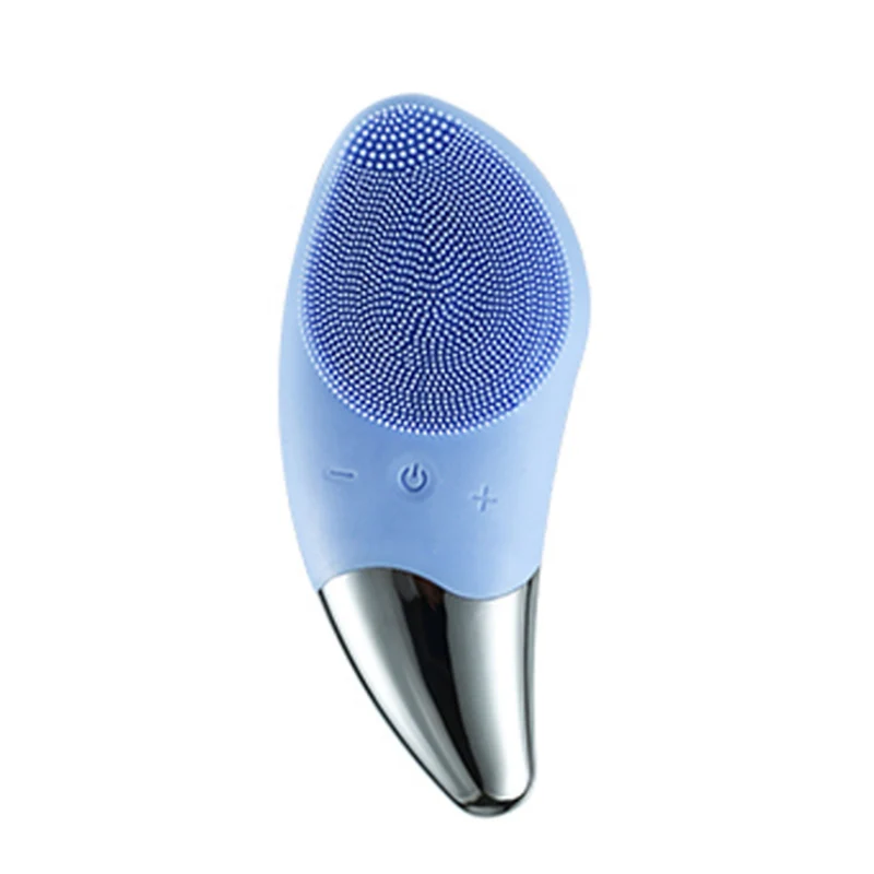 

2019 new design IP7 WATERPROOF USB charging silicone facial cleaning brush, N/a