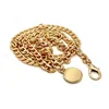 Wholesale light golden decorative thin metal chain for garment