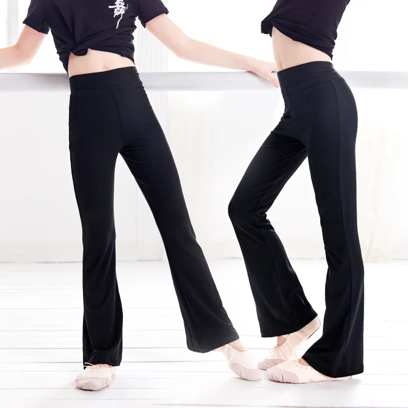 
Girls Flare Pants High Waist Dance Clothing  (60790711669)