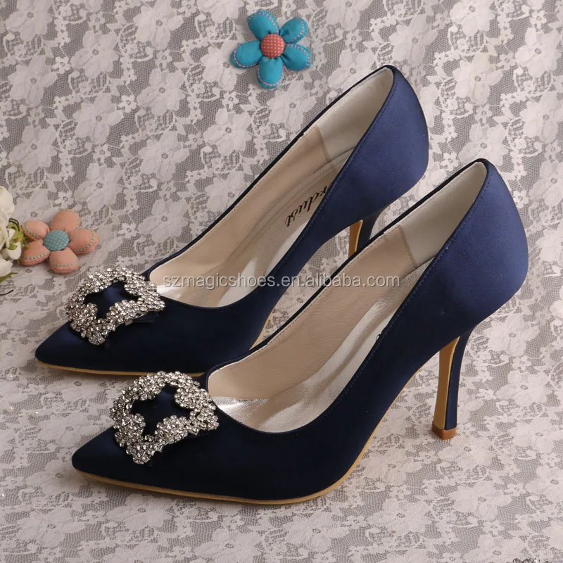 

(21 Colors) Luxury Valentin Shoes Blue Pointed Toe