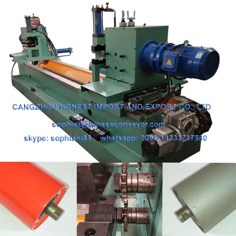 Automatic Conveyor Roller Making Machine/ Shaft Milling Machine/ Idler