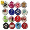 Unique qr code dog tags / different qr code pet tags with blister package
