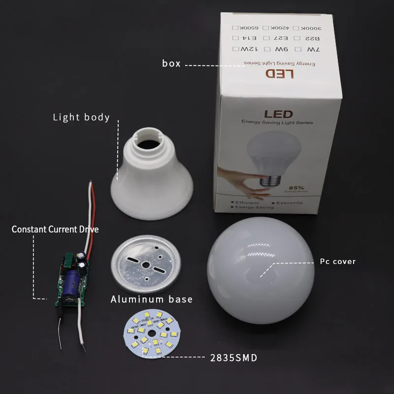 wholesale warm cool white lamp skd led bulb