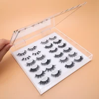 

New Styles! Acrylic Eyelash Holder 3D Minkfur Eyelash Display Book/Box