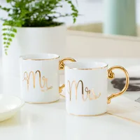 

Valentine's Day Gifts Phnom Penh Alphabet Mr&Mrs Ceramic Mug Couples Cups Coffee Cups Weddings Gifts