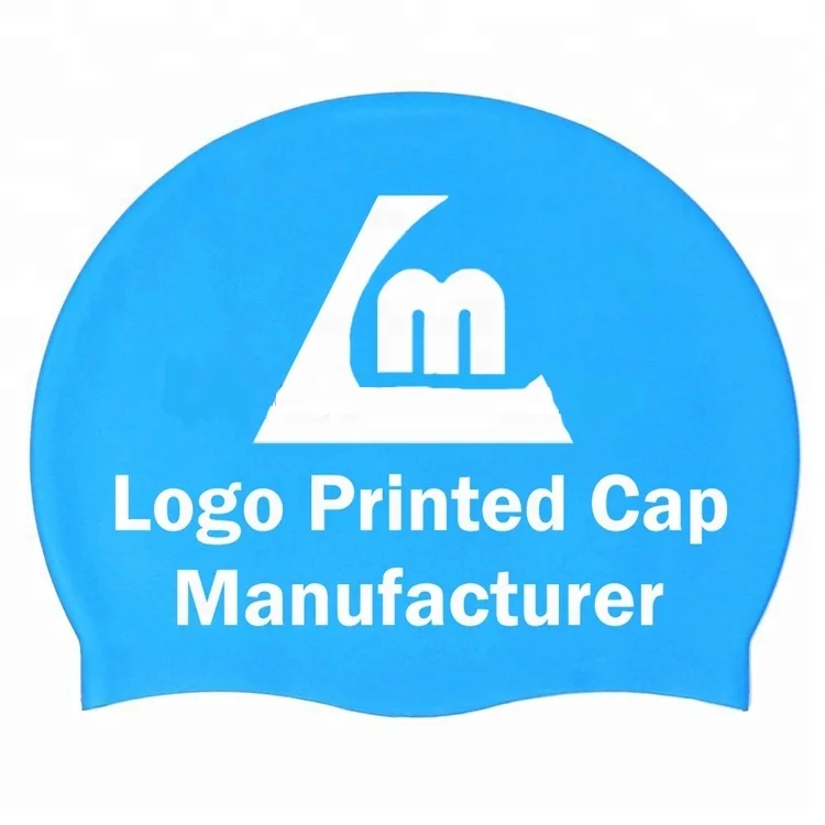 

Wholesale Customize Printing 100% Silicone S/L/XL Larger Size Man's Swim Caps for adult, Customized