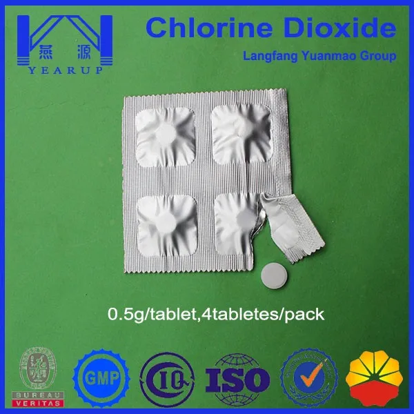 0.5g chlorine dioxide