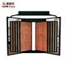 Metal wing laminate flooring rack tile display stands LVT Display Stands