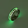 Fashion Luminous Ring New Arrival Batman Ring Glow In The Dark Stainless Steelmen's Ring