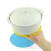 Eco-friendly silicone table heating resistant hot food table mat pad
