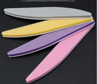 

Latest arrival nail art manicure polishing using solid color double sides sponge nail file