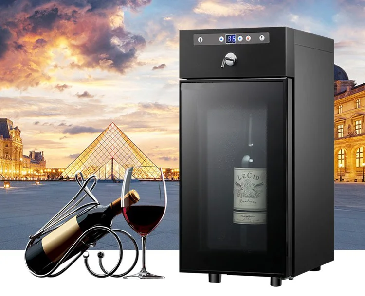 Single Argon Gas Preserve Wine Dispenser With Rechargeable Gas