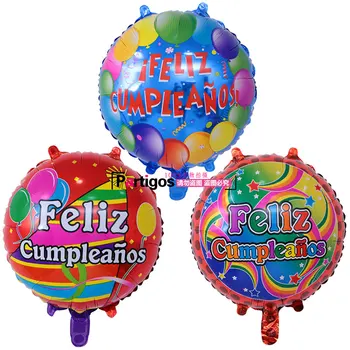 Feliz Cumpleanos Foil Helium Balloon 