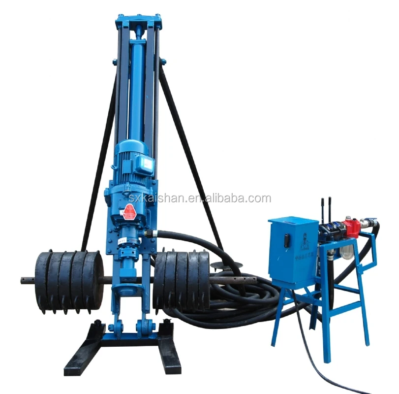 Mobile Rock Handheld Jack Hammer Air Compressor Percussion Drilling Rig