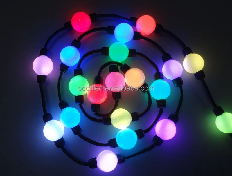 Holiday Lighting LED Twinkle Fairy Light smart control WS2811 full color 12V