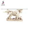 48 Inch Resin Antique Elephant Coffee Table
