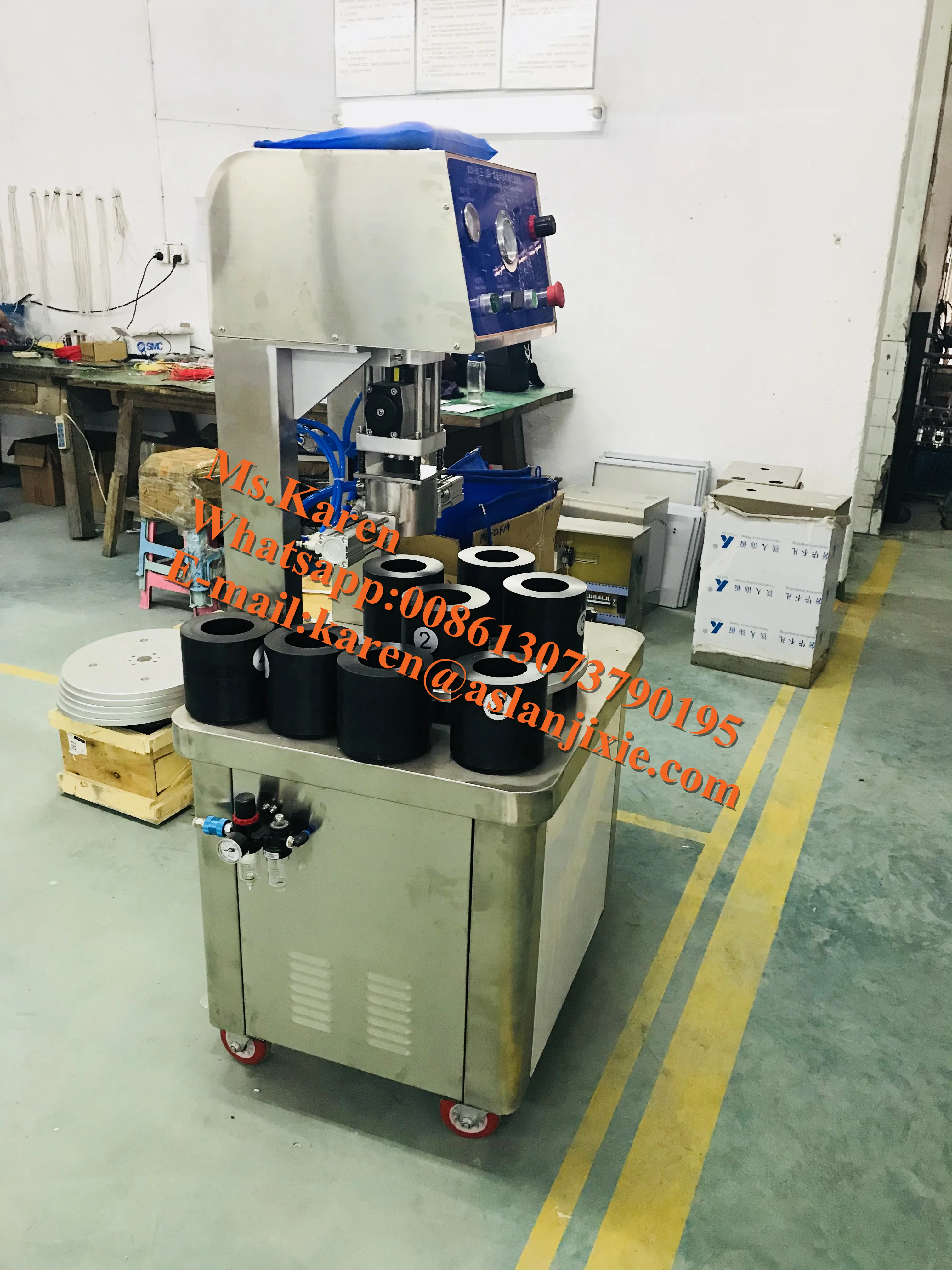 Semiautomatic Vacuum Glass Bottle Capping Machine Buy Semiautomatic