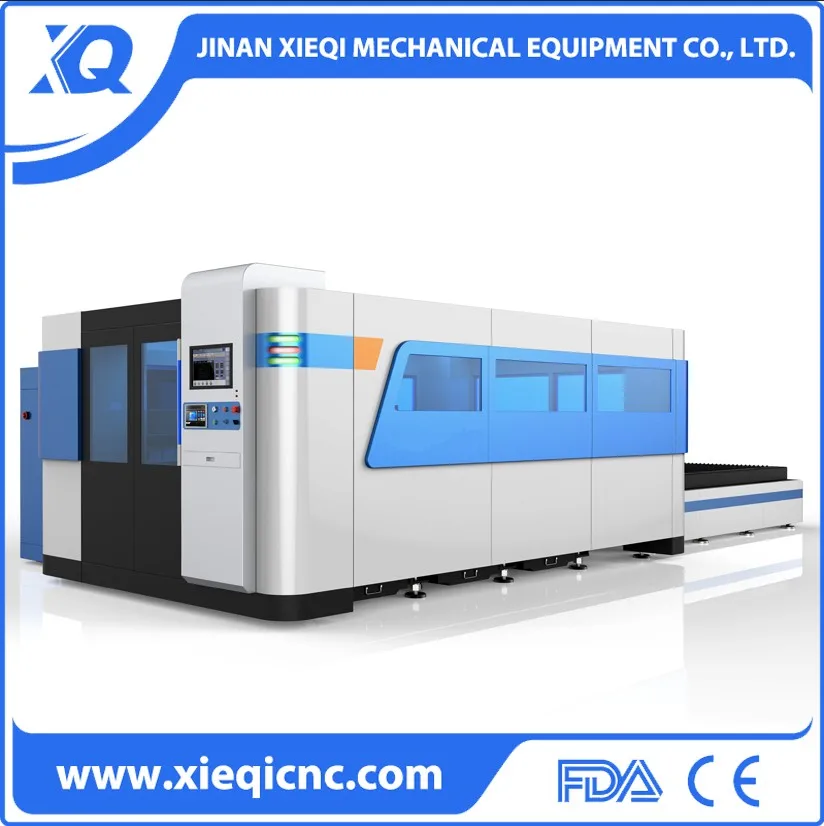 High Quality 500W Fiber Laser cutting Machine for Metal With Protection Cover Air Cooling