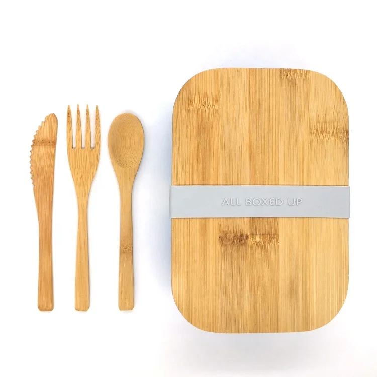 

reusable portable bamboo lunch box bamboo food container kitchen food container