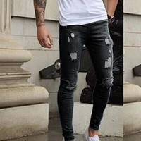 

Discount Skinny Ripped Denim Jeans For Men