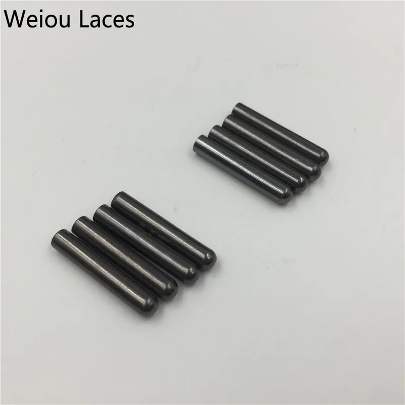 

Weiou 3.8*22mm Metal Aglet for Shoelace Round Tips for Drawcord with Custom Logo Gunblack Ends for Hoodie String, Gold /silver/ black