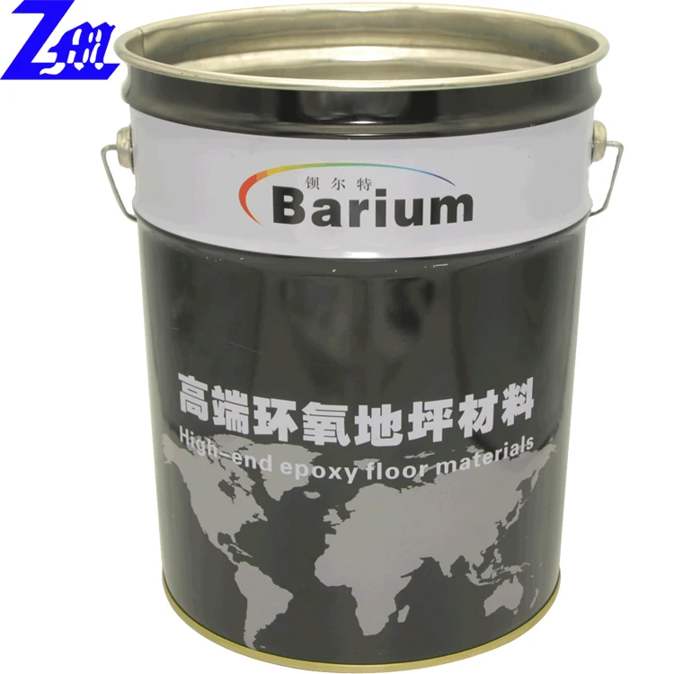 Download Custom Prining Black Color Metal Tin 10l Bucket With Curly ...