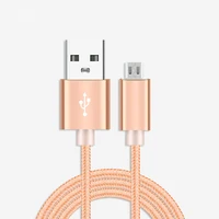 

wholesale nylon braided micro usb cable 2M usb charging cable for Samsung