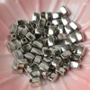 Retail 4*6MM oblong blocks loose gold silver metal color acrylic china bead manufacturers