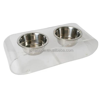 acrylic dog bowl