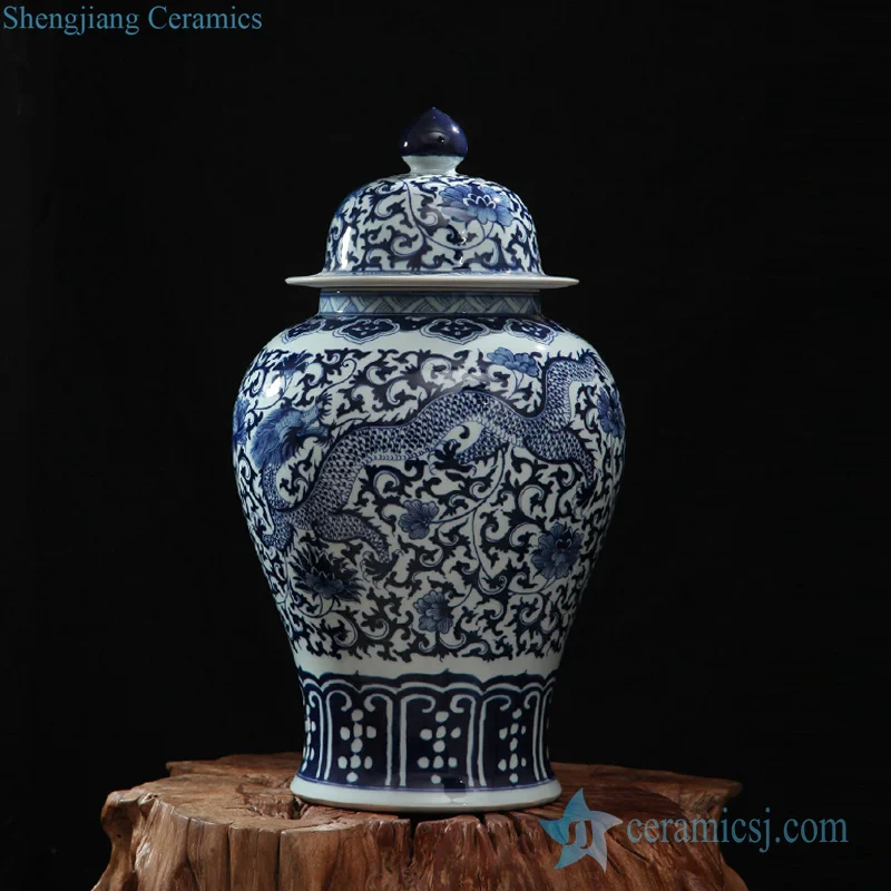 Rzfq10 Oriental Style Hotel Display Hand Craft Art Works Flying Dragon Phoenix And Flower Pattern Ceramic Ginger Jar Buy Bottling Jars Jar Manufacturer Wholesale Ceramic Jar Product On Alibaba Com