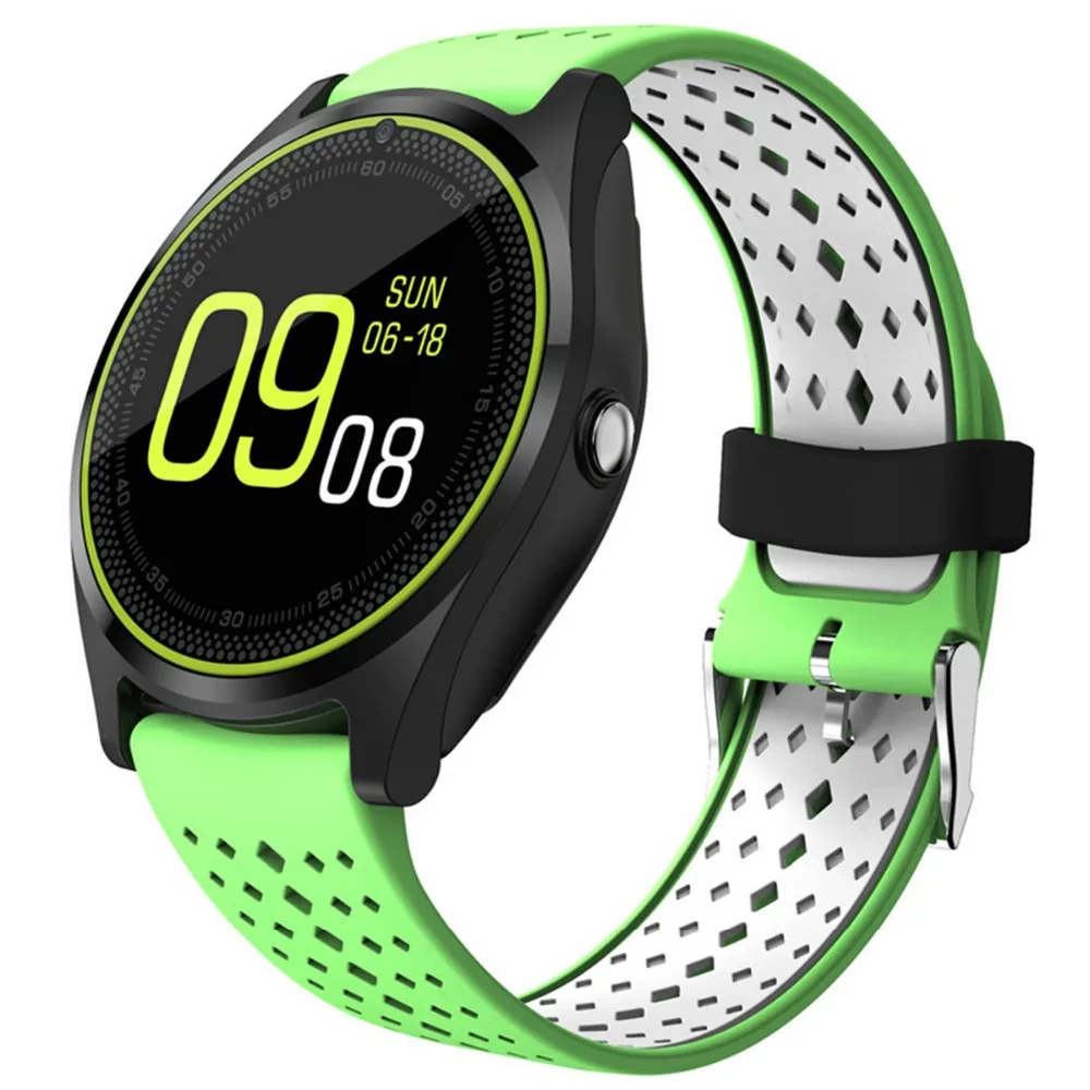 

V9 smart watch,android powered smartwatch,V9 Smart watch with heart rate jam tangan smart, Blue;red;green;black blue;black red;black green