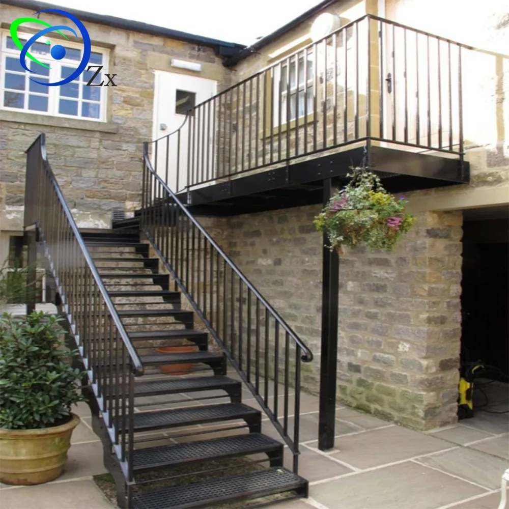 barandillas y escaleras al aire libre barandilla de balcón diseña una  escalera exterior Lowes
