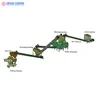 completely compound fertilizer dry pellet/ granular production line