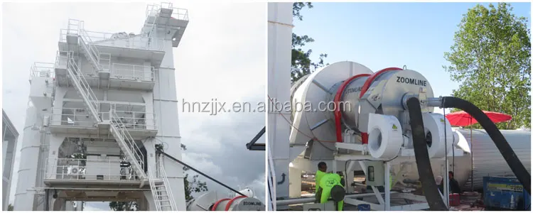 Batching plant 160t/h hot mix bitumen machine