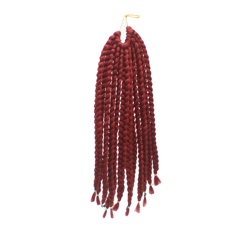 Wholesale Synthetic Crochet Hair Weaving Dreadlocks Color 99j Hair