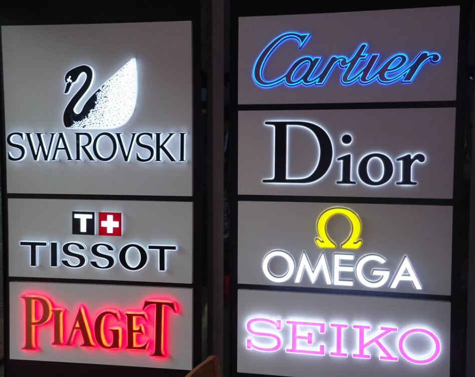 Hot sale promotional bright manufacturer custom 3D mini acrylic led luminous letters