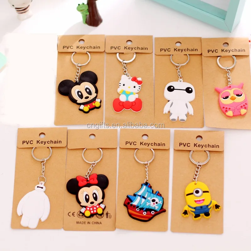 

Ywbeyond Wholesale cartoon PVC keychain favors and gifts for wedding, birthday party return goods souvenirs