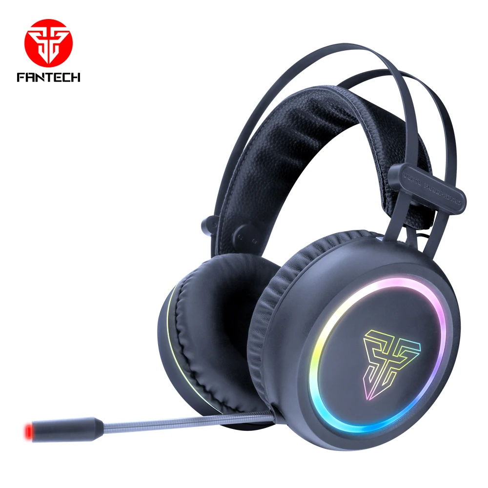 

Fantech 2019 New Products First Rotating RGB Headphone HG157.1 CAPTAIN Virtual Surround Sound USB Interface, Black