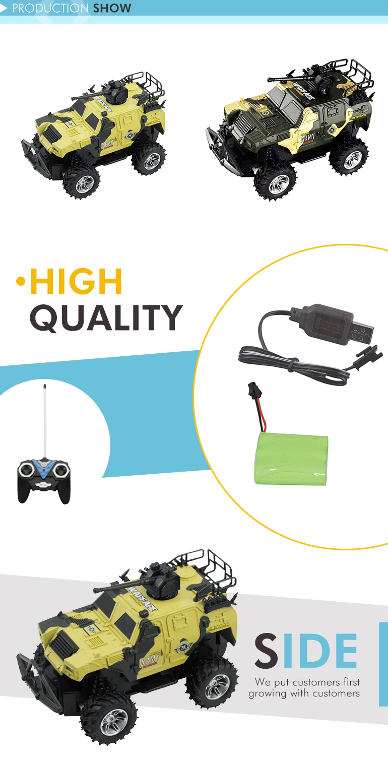 Remote Control Military Army Trucks Toy 4 Channel Rc Off Road Car Buy