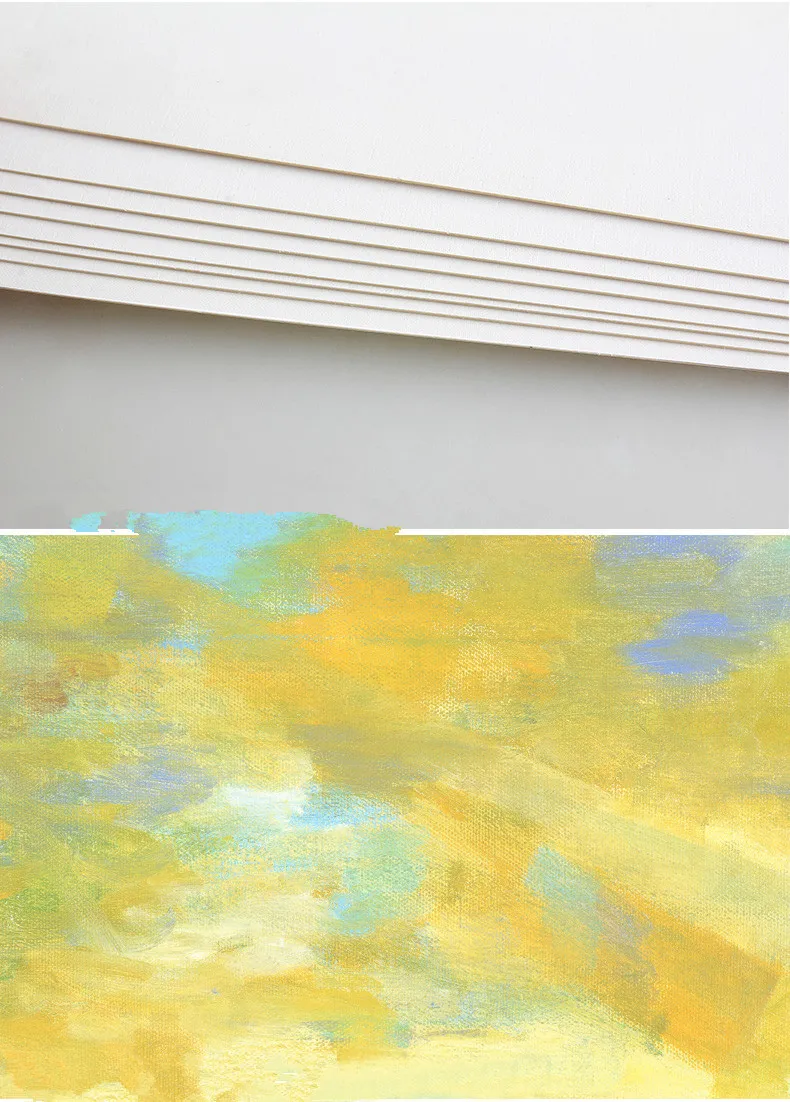 Aowen Oil Painting Paper Set Gouache Pad Professional Double Sided Art