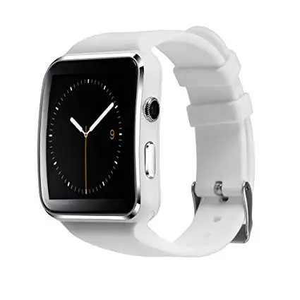 

Hot Amazon Bluetooth Smartwatch Touch Screen Wrist Watch with Camera SIM Card Slot X6 Smart Watch