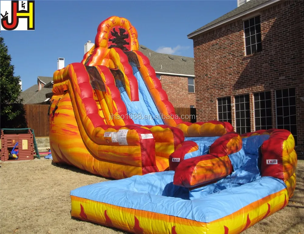Large Inflatable Pool Slide Summer Inflatable Water Slides For