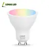 5W GU10 Wireless RGB IR Remote Control Spot Light for homedecoration