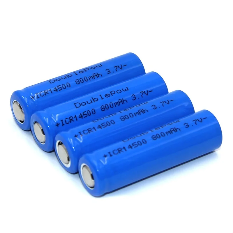 PLLYPE 4PCS Batteria Agli Ioni di Litio, 2000 mAh Batteria Li-ion 3.7V, 18650 RC Batterie Ricaricabili, con 4 caricatori USB SM-2P Plug, per Auto RC, Carri Armati, Passeggini, Barche