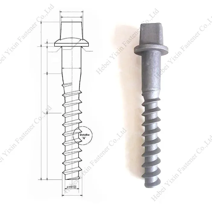

Railway Track Square Head Sleeper Screw Spike