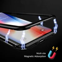 

AliExpress Hot Sell 360 Ultra Magnetic Adsorption iPhone Case Cover Dropshipping For 7/8/X iPhone Plus