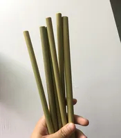 

Bamboo straw with customized logo and Brushes Eco Friendly 100% Reusable Biodegradable bamboo paper no plastic drinking straws
