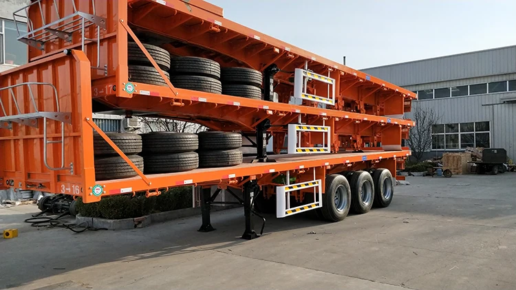 40t强面板门股份dropside围栏侧壁半货物拖车