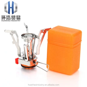 Outdoor EDC Folding Mini Camping Oven Gas Stove Survival Furnace Stove 110g Aluminium Pocket Picnic Cooking Gas Stove Cooker