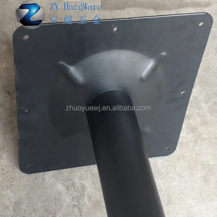 Metal industrial Furniture Legs black antique wrought iron cast iron table base for coffee table top 